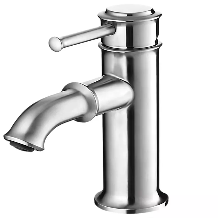 I-Bamboo-Joint One-Hole-Hot kunye ne-Cold Basin Faucet