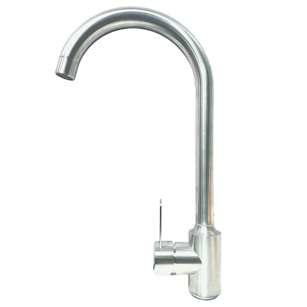 I-Stainless Steel eSlim eHandle enye eJikelezisa iFaucet yeSink I-Stainless Steel eSlim eHandle enye eJikelezisa iFaucet yeSink