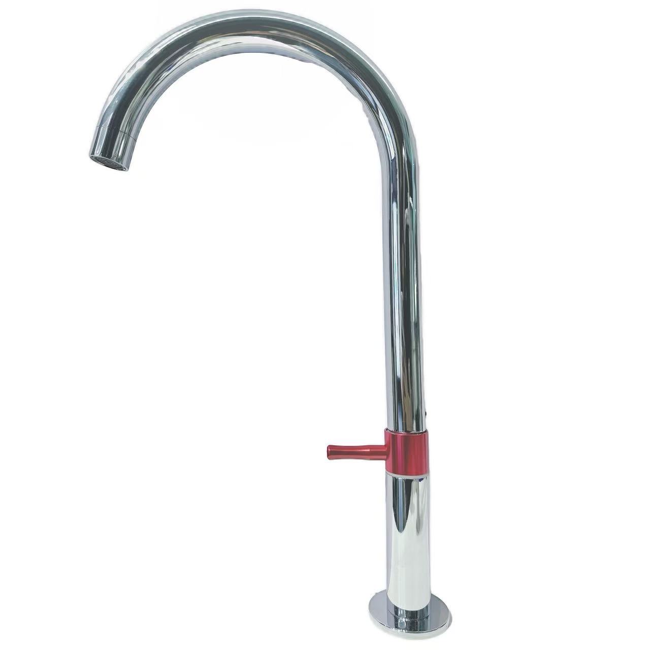 Elikhazimlayo Eliphezulu-Arch Gooseneck Ikhitshi elinye elibandayo leSink Faucet Elikhazimlayo Eliphezulu-Arch Gooseneck Ikhitshi elinye elibandayo leSink Faucet