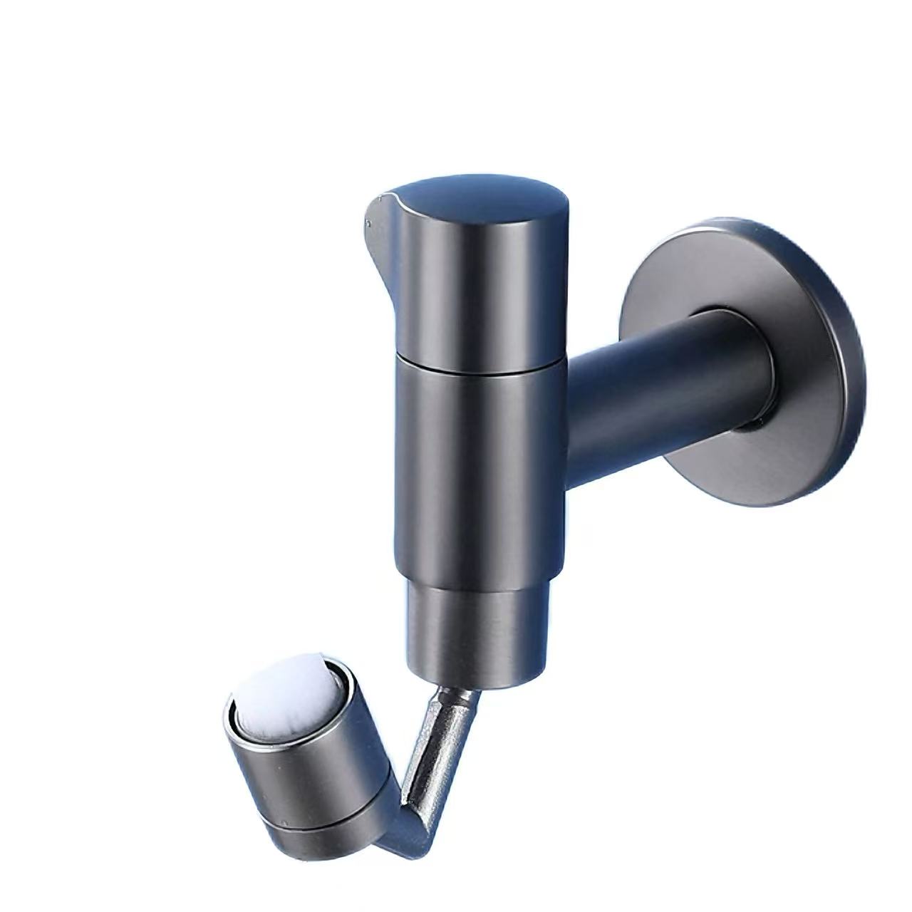 Gun Gray Universal Mop Sink Faucet