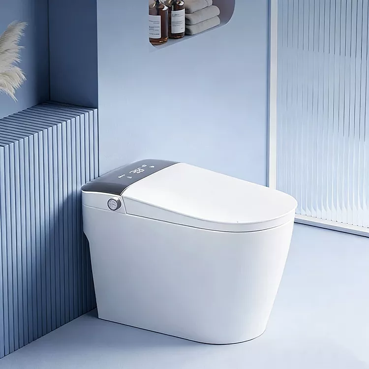 Isikrini esikhulu seDijithali yokuBonisa iKnob Smart Toilet Isikrini esikhulu seDijithali yokuBonisa iKnob Smart Toilet